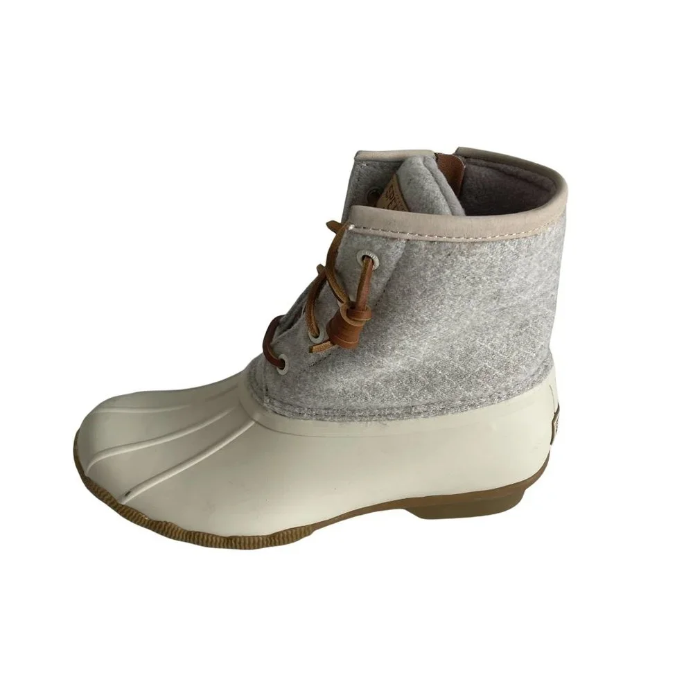 Sperry Women's Saltwater Emboss Wool Boots, STS82473, Size 6M NWOB